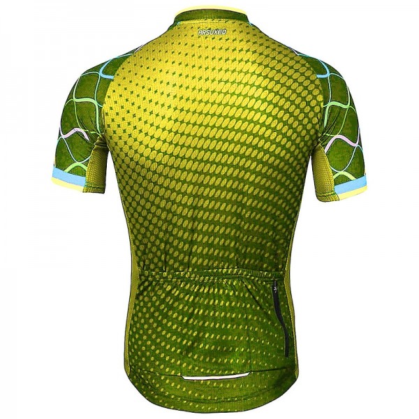 Arsuxeo Men's Cycling Jersey Short Sleeve Bike Jersey with 3 Rear Pockets Mountain Bike MTB Road Bike Cycling Sunscreen Breathability Reflective Strips Back Pocket Navy Yellow Red Gradient Polyester Arsuxeo Men's Cycling Jersey Short Sleeve Bike Jersey with 3 Rear Pockets Mountain Bike MTB Road Bike Cycling Sunscreen Breathability Reflective Strips Back Pocket Navy Yellow Red Gradient Polyester