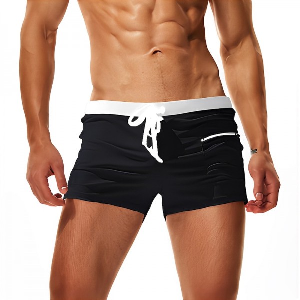 Men's Swim Shorts Swim Trunks Quick Dry with Mesh Lining Board Shorts Drawstring Zipper Pocket Breathable Bottoms - Swimming Surfing Beach Water Sports Solid Colored Spring Summer Men's Swim Shorts Swim Trunks Quick Dry with Mesh Lining Board Shorts Drawstring Zipper Pocket Breathable Bottoms - Swimming Surfing Beach Water Sports Solid Colored Spring Summer