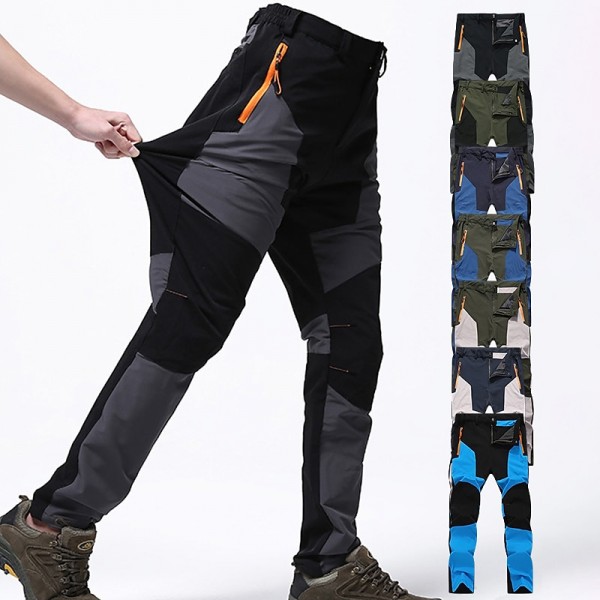 Men's Cargo Pants Hiking Pants Work Pants Trousers Safari Outdoor Pants Water Resistant Windproof Quick Dry Stretch 3 Zipper Pocket Elastic Waist Bottoms Black Khaki Army Green Climbing Men's Cargo Pants Hiking Pants Work Pants Trousers Safari Outdoor Pants Water Resistant Windproof Quick Dry Stretch 3 Zipper Pocket Elastic Waist Bottoms Black Khaki Army Green Climbing