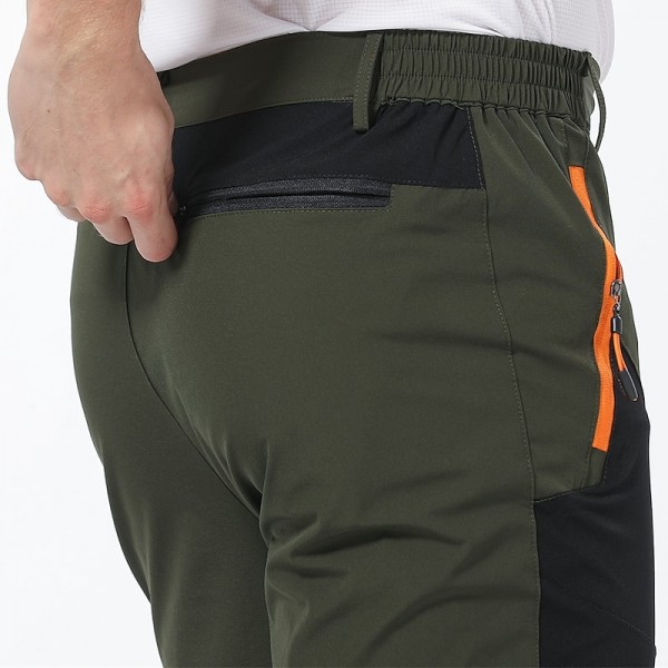 Men's Cargo Pants Hiking Pants Work Pants Trousers Safari Outdoor Pants Water Resistant Windproof Quick Dry Stretch 3 Zipper Pocket Elastic Waist Bottoms Black Khaki Army Green Climbing Men's Cargo Pants Hiking Pants Work Pants Trousers Safari Outdoor Pants Water Resistant Windproof Quick Dry Stretch 3 Zipper Pocket Elastic Waist Bottoms Black Khaki Army Green Climbing