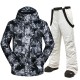 MUTUSNOW Men's Ski Jacket with Bib Pants Ski Suit Outdoor Winter Thermal Warm Waterproof Windproof Breathable Detachable Hood Snow Suit Clothing Suit for Skiing Snowboarding Winter Sports MUTUSNOW Men's Ski Jacket with Bib Pants Ski Suit Outdoor Winter Thermal Warm Waterproof Windproof Breathable Detachable Hood Snow Suit Clothing Suit for Skiing Snowboarding Winter Sports