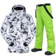 MUTUSNOW Men's Ski Jacket with Bib Pants Ski Suit Outdoor Winter Thermal Warm Waterproof Windproof Breathable Detachable Hood Snow Suit Clothing Suit for Skiing Snowboarding Winter Sports MUTUSNOW Men's Ski Jacket with Bib Pants Ski Suit Outdoor Winter Thermal Warm Waterproof Windproof Breathable Detachable Hood Snow Suit Clothing Suit for Skiing Snowboarding Winter Sports