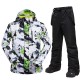 MUTUSNOW Men's Ski Jacket with Bib Pants Ski Suit Outdoor Winter Thermal Warm Waterproof Windproof Breathable Snow Suit Clothing Suit for Skiing Snowboarding Winter Sports MUTUSNOW Men's Ski Jacket with Bib Pants Ski Suit Outdoor Winter Thermal Warm Waterproof Windproof Breathable Snow Suit Clothing Suit for Skiing Snowboarding Winter Sports