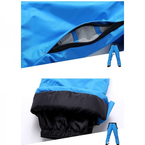 MUTUSNOW Men's Ski Jacket with Bib Pants Ski Suit Outdoor Winter Thermal Warm Waterproof Windproof Breathable Snow Suit Clothing Suit for Skiing Snowboarding Winter Sports MUTUSNOW Men's Ski Jacket with Bib Pants Ski Suit Outdoor Winter Thermal Warm Waterproof Windproof Breathable Snow Suit Clothing Suit for Skiing Snowboarding Winter Sports