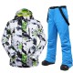 MUTUSNOW Men's Ski Jacket with Bib Pants Ski Suit Outdoor Winter Thermal Warm Waterproof Windproof Breathable Snow Suit Clothing Suit for Skiing Snowboarding Winter Sports MUTUSNOW Men's Ski Jacket with Bib Pants Ski Suit Outdoor Winter Thermal Warm Waterproof Windproof Breathable Snow Suit Clothing Suit for Skiing Snowboarding Winter Sports