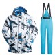 MUTUSNOW Men's Ski Jacket with Bib Pants Ski Suit Outdoor Winter Thermal Warm Waterproof Windproof Breathable Snow Suit Clothing Suit for Skiing Snowboarding Winter Sports MUTUSNOW Men's Ski Jacket with Bib Pants Ski Suit Outdoor Winter Thermal Warm Waterproof Windproof Breathable Snow Suit Clothing Suit for Skiing Snowboarding Winter Sports