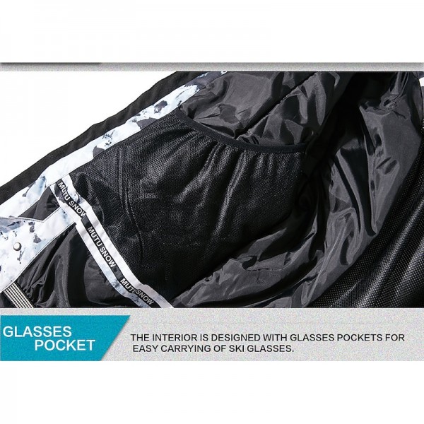MUTUSNOW Men's Ski Jacket with Bib Pants Ski Suit Outdoor Winter Thermal Warm Waterproof Windproof Breathable Detachable Hood Snow Suit Clothing Suit for Skiing Snowboarding Winter Sports MUTUSNOW Men's Ski Jacket with Bib Pants Ski Suit Outdoor Winter Thermal Warm Waterproof Windproof Breathable Detachable Hood Snow Suit Clothing Suit for Skiing Snowboarding Winter Sports