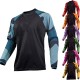 Men&#039;s Cycling Jersey Downhill Jersey Dirt Bike Jersey Long Sleeve Mountain Bike MTB Road Bike Cycling Winter Black / Orange Black+Dark Purple Black Geometic Bike Jersey Thermal Warm Windproof