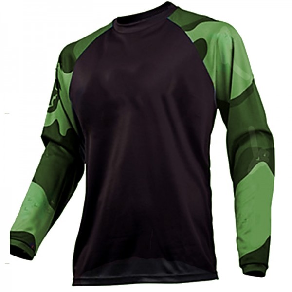Men&#039;s Cycling Jersey Downhill Jersey Dirt Bike Jersey Long Sleeve Mountain Bike MTB Road Bike Cycling Winter Black / Orange Black+Dark Purple Black Geometic Bike Jersey Thermal Warm Windproof