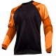 Men&#039;s Cycling Jersey Downhill Jersey Dirt Bike Jersey Long Sleeve Mountain Bike MTB Road Bike Cycling Winter Black / Orange Black+Dark Purple Black Geometic Bike Jersey Thermal Warm Windproof