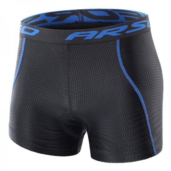 Arsuxeo Men's Cycling Under Shorts Cycling Padded Shorts Bike Underwear Shorts 5D Padded Gel Bottoms Quick Dry Sports Winter Black Red Black Yellow Mountain Bike MTB Clothing Arsuxeo Men's Cycling Under Shorts Cycling Padded Shorts Bike Underwear Shorts 5D Padded Gel Bottoms Quick Dry Sports Winter Black Red Black Yellow Mountain Bike MTB Clothing