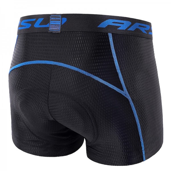 Arsuxeo Men's Cycling Under Shorts Cycling Padded Shorts Bike Underwear Shorts 5D Padded Gel Bottoms Quick Dry Sports Winter Black Red Black Yellow Mountain Bike MTB Clothing Arsuxeo Men's Cycling Under Shorts Cycling Padded Shorts Bike Underwear Shorts 5D Padded Gel Bottoms Quick Dry Sports Winter Black Red Black Yellow Mountain Bike MTB Clothing