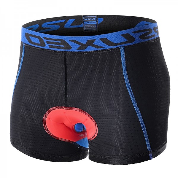 Arsuxeo Men's Cycling Under Shorts Cycling Padded Shorts Bike Underwear Shorts 5D Padded Gel Bottoms Quick Dry Sports Winter Black Red Black Yellow Mountain Bike MTB Clothing Arsuxeo Men's Cycling Under Shorts Cycling Padded Shorts Bike Underwear Shorts 5D Padded Gel Bottoms Quick Dry Sports Winter Black Red Black Yellow Mountain Bike MTB Clothing