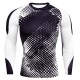 Men&#039;s Compression Shirt Running Shirt Long Sleeve Base Layer Athletic Spring Spandex Breathable Moisture Wicking Soft Fitness Gym Workout Running Sportswear Activewear Optical Illusion 3# 4# 5#