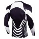 Men&#039;s Compression Shirt Running Shirt Long Sleeve Base Layer Athletic Spring Spandex Breathable Moisture Wicking Soft Fitness Gym Workout Running Sportswear Activewear Optical Illusion 3# 4# 5#