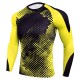 Men&#039;s Compression Shirt Running Shirt Long Sleeve Base Layer Athletic Spring Spandex Breathable Moisture Wicking Soft Fitness Gym Workout Running Sportswear Activewear Optical Illusion 3# 4# 5#