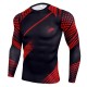 Men&#039;s Compression Shirt Running Shirt Long Sleeve Base Layer Athletic Spring Spandex Breathable Moisture Wicking Soft Fitness Gym Workout Running Sportswear Activewear Optical Illusion 3# 4# 5#