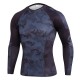 Men&#039;s Compression Shirt Running Shirt Long Sleeve Base Layer Athletic Spring Spandex Breathable Moisture Wicking Soft Fitness Gym Workout Running Sportswear Activewear Optical Illusion 3# 4# 5#