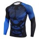 Men&#039;s Compression Shirt Running Shirt Long Sleeve Base Layer Athletic Spring Spandex Breathable Moisture Wicking Soft Fitness Gym Workout Running Sportswear Activewear Optical Illusion 3# 4# 5#