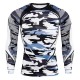 Men&#039;s Compression Shirt Running Shirt Long Sleeve Base Layer Athletic Spring Spandex Breathable Moisture Wicking Soft Fitness Gym Workout Running Sportswear Activewear Optical Illusion 3# 4# 5#