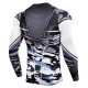Men&#039;s Compression Shirt Running Shirt Long Sleeve Base Layer Athletic Spring Spandex Breathable Moisture Wicking Soft Fitness Gym Workout Running Sportswear Activewear Optical Illusion 3# 4# 5#