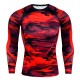 Men&#039;s Compression Shirt Running Shirt Long Sleeve Base Layer Athletic Spring Spandex Breathable Moisture Wicking Soft Fitness Gym Workout Running Sportswear Activewear Optical Illusion 3# 4# 5#