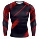 Men&#039;s Compression Shirt Running Shirt Long Sleeve Base Layer Athletic Spring Spandex Breathable Moisture Wicking Soft Fitness Gym Workout Running Sportswear Activewear Optical Illusion 3# 4# 5#