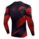 Men&#039;s Compression Shirt Running Shirt Long Sleeve Base Layer Athletic Spring Spandex Breathable Moisture Wicking Soft Fitness Gym Workout Running Sportswear Activewear Optical Illusion 3# 4# 5#