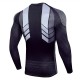 Men&#039;s Compression Shirt Running Shirt Long Sleeve Base Layer Athletic Spring Spandex Breathable Moisture Wicking Soft Fitness Gym Workout Running Sportswear Activewear Optical Illusion 3# 4# 5#