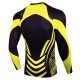 Men&#039;s Compression Shirt Running Shirt Long Sleeve Base Layer Athletic Spring Spandex Breathable Moisture Wicking Soft Fitness Gym Workout Running Sportswear Activewear Optical Illusion 3# 4# 5#