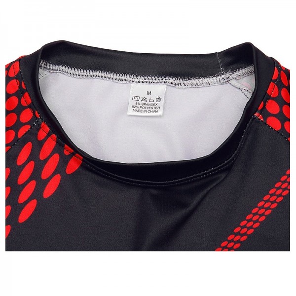 Men&#039;s Compression Shirt Running Shirt Long Sleeve Base Layer Athletic Spring Spandex Breathable Moisture Wicking Soft Fitness Gym Workout Running Sportswear Activewear Optical Illusion 3# 4# 5#