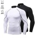 Arsuxeo Men's Compression Shirt Running Shirt Stripe-Trim Reflective Strip Long Sleeve Base Layer Athletic Fall Polyester Breathable Moisture Wicking Soft Running Active Training Jogging Sportswear Arsuxeo Men's Compression Shirt Running Shirt Stripe-Trim Reflective Strip Long Sleeve Base Layer Athletic Fall Polyester Breathable Moisture Wicking Soft Running Active Training Jogging Sportswear