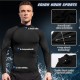 Arsuxeo Men's Compression Shirt Running Shirt Stripe-Trim Reflective Strip Long Sleeve Base Layer Athletic Fall Polyester Breathable Moisture Wicking Soft Running Active Training Jogging Sportswear Arsuxeo Men's Compression Shirt Running Shirt Stripe-Trim Reflective Strip Long Sleeve Base Layer Athletic Fall Polyester Breathable Moisture Wicking Soft Running Active Training Jogging Sportswear