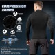 Arsuxeo Men's Compression Shirt Running Shirt Stripe-Trim Reflective Strip Long Sleeve Base Layer Athletic Fall Polyester Breathable Moisture Wicking Soft Running Active Training Jogging Sportswear Arsuxeo Men's Compression Shirt Running Shirt Stripe-Trim Reflective Strip Long Sleeve Base Layer Athletic Fall Polyester Breathable Moisture Wicking Soft Running Active Training Jogging Sportswear