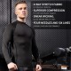 Arsuxeo Men's Compression Shirt Running Shirt Stripe-Trim Reflective Strip Long Sleeve Base Layer Athletic Fall Polyester Breathable Moisture Wicking Soft Running Active Training Jogging Sportswear Arsuxeo Men's Compression Shirt Running Shirt Stripe-Trim Reflective Strip Long Sleeve Base Layer Athletic Fall Polyester Breathable Moisture Wicking Soft Running Active Training Jogging Sportswear