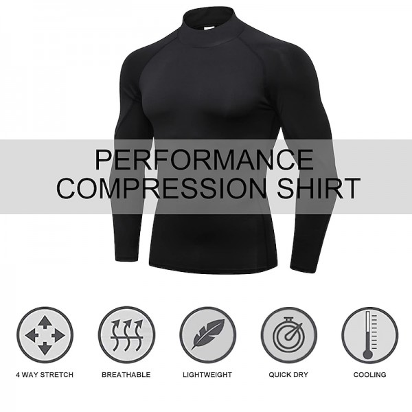 Arsuxeo Men's Compression Shirt Running Shirt Stripe-Trim Reflective Strip Long Sleeve Base Layer Athletic Fall Polyester Breathable Moisture Wicking Soft Running Active Training Jogging Sportswear Arsuxeo Men's Compression Shirt Running Shirt Stripe-Trim Reflective Strip Long Sleeve Base Layer Athletic Fall Polyester Breathable Moisture Wicking Soft Running Active Training Jogging Sportswear