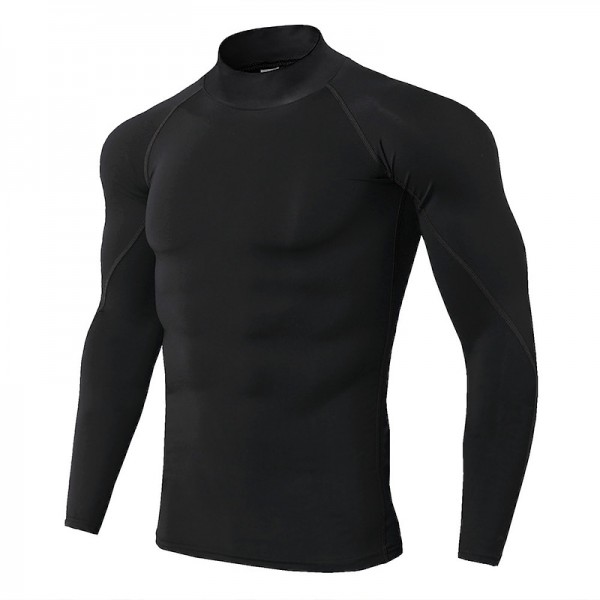 Arsuxeo Men's Compression Shirt Running Shirt Stripe-Trim Reflective Strip Long Sleeve Base Layer Athletic Fall Polyester Breathable Moisture Wicking Soft Running Active Training Jogging Sportswear Arsuxeo Men's Compression Shirt Running Shirt Stripe-Trim Reflective Strip Long Sleeve Base Layer Athletic Fall Polyester Breathable Moisture Wicking Soft Running Active Training Jogging Sportswear