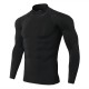Arsuxeo Men's Compression Shirt Running Shirt Stripe-Trim Reflective Strip Long Sleeve Base Layer Athletic Fall Polyester Breathable Moisture Wicking Soft Running Active Training Jogging Sportswear Arsuxeo Men's Compression Shirt Running Shirt Stripe-Trim Reflective Strip Long Sleeve Base Layer Athletic Fall Polyester Breathable Moisture Wicking Soft Running Active Training Jogging Sportswear