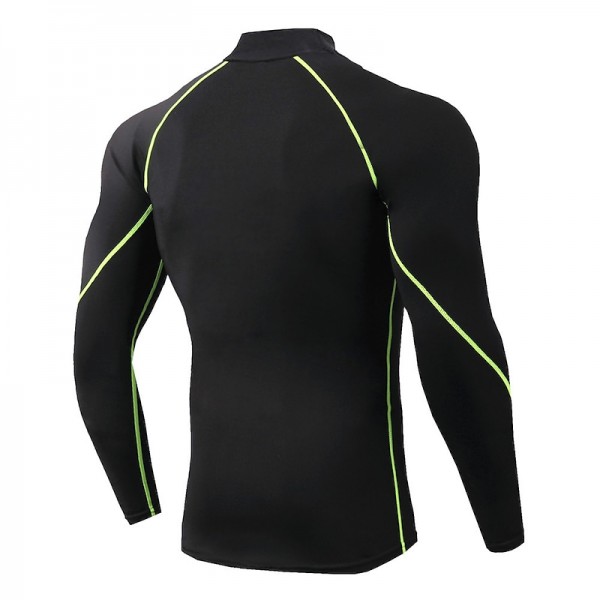 Arsuxeo Men's Compression Shirt Running Shirt Stripe-Trim Reflective Strip Long Sleeve Base Layer Athletic Fall Polyester Breathable Moisture Wicking Soft Running Active Training Jogging Sportswear Arsuxeo Men's Compression Shirt Running Shirt Stripe-Trim Reflective Strip Long Sleeve Base Layer Athletic Fall Polyester Breathable Moisture Wicking Soft Running Active Training Jogging Sportswear