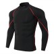 Arsuxeo Men's Compression Shirt Running Shirt Stripe-Trim Reflective Strip Long Sleeve Base Layer Athletic Fall Polyester Breathable Moisture Wicking Soft Running Active Training Jogging Sportswear Arsuxeo Men's Compression Shirt Running Shirt Stripe-Trim Reflective Strip Long Sleeve Base Layer Athletic Fall Polyester Breathable Moisture Wicking Soft Running Active Training Jogging Sportswear