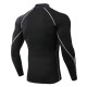 Arsuxeo Men's Compression Shirt Running Shirt Stripe-Trim Reflective Strip Long Sleeve Base Layer Athletic Fall Polyester Breathable Moisture Wicking Soft Running Active Training Jogging Sportswear Arsuxeo Men's Compression Shirt Running Shirt Stripe-Trim Reflective Strip Long Sleeve Base Layer Athletic Fall Polyester Breathable Moisture Wicking Soft Running Active Training Jogging Sportswear