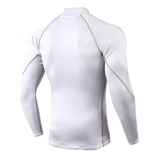 Arsuxeo Men's Compression Shirt Running Shirt Stripe-Trim Reflective Strip Long Sleeve Base Layer Athletic Fall Polyester Breathable Moisture Wicking Soft Running Active Training Jogging Sportswear Arsuxeo Men's Compression Shirt Running Shirt Stripe-Trim Reflective Strip Long Sleeve Base Layer Athletic Fall Polyester Breathable Moisture Wicking Soft Running Active Training Jogging Sportswear