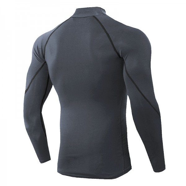 Arsuxeo Men's Compression Shirt Running Shirt Stripe-Trim Reflective Strip Long Sleeve Base Layer Athletic Fall Polyester Breathable Moisture Wicking Soft Running Active Training Jogging Sportswear Arsuxeo Men's Compression Shirt Running Shirt Stripe-Trim Reflective Strip Long Sleeve Base Layer Athletic Fall Polyester Breathable Moisture Wicking Soft Running Active Training Jogging Sportswear