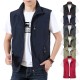 Men's Waterproof Fishing Vest Hiking Vest Sleeveless Outerwear Jacket Zip Top Outdoor Windproof Ultra Light (UL) Quick Dry Autumn / Fall Spring Back Venting Design Chinlon Solid Color Red Army Green Men's Waterproof Fishing Vest Hiking Vest Sleeveless Outerwear Jacket Zip Top Outdoor Windproof Ultra Light (UL) Quick Dry Autumn / Fall Spring Back Venting Design Chinlon Solid Color Red Army Green