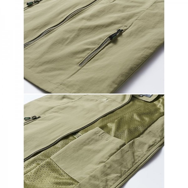 Men's Waterproof Fishing Vest Hiking Vest Sleeveless Outerwear Jacket Zip Top Outdoor Windproof Ultra Light (UL) Quick Dry Autumn / Fall Spring Back Venting Design Chinlon Solid Color Red Army Green Men's Waterproof Fishing Vest Hiking Vest Sleeveless Outerwear Jacket Zip Top Outdoor Windproof Ultra Light (UL) Quick Dry Autumn / Fall Spring Back Venting Design Chinlon Solid Color Red Army Green