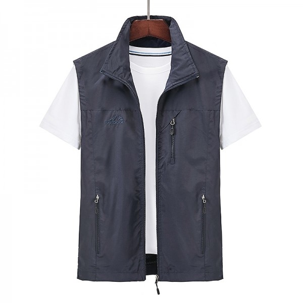 Men's Waterproof Fishing Vest Hiking Vest Sleeveless Outerwear Jacket Zip Top Outdoor Windproof Ultra Light (UL) Quick Dry Autumn / Fall Spring Back Venting Design Chinlon Solid Color Red Army Green Men's Waterproof Fishing Vest Hiking Vest Sleeveless Outerwear Jacket Zip Top Outdoor Windproof Ultra Light (UL) Quick Dry Autumn / Fall Spring Back Venting Design Chinlon Solid Color Red Army Green