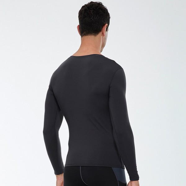 Men&#039;s Compression Shirt Running Shirt Long Sleeve Tee Tshirt Athletic Athleisure Winter V Neck Fleece Thermal Warm Breathable Quick Dry Fitness Gym Workout Running Sportswear Activewear Solid Colored