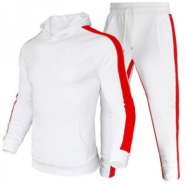 Men's Tracksuit Sweatsuit 2 Piece Street Winter Long Sleeve Thermal Warm Breathable Moisture Wicking Fitness Gym Workout Running Sportswear Activewear Stripes Black Yellow Red Men's Tracksuit Sweatsuit 2 Piece Street Winter Long Sleeve Thermal Warm Breathable Moisture Wicking Fitness Gym Workout Running Sportswear Activewear Stripes Black Yellow Red