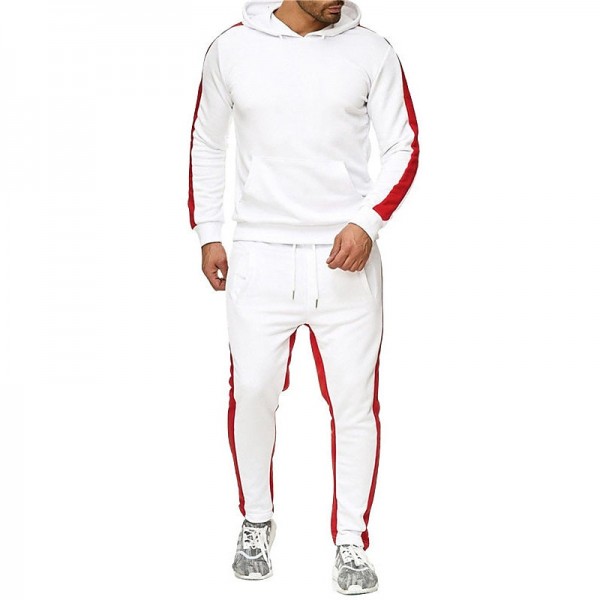 Men's Tracksuit Sweatsuit 2 Piece Street Winter Long Sleeve Thermal Warm Breathable Moisture Wicking Fitness Gym Workout Running Sportswear Activewear Stripes Black Yellow Red Men's Tracksuit Sweatsuit 2 Piece Street Winter Long Sleeve Thermal Warm Breathable Moisture Wicking Fitness Gym Workout Running Sportswear Activewear Stripes Black Yellow Red