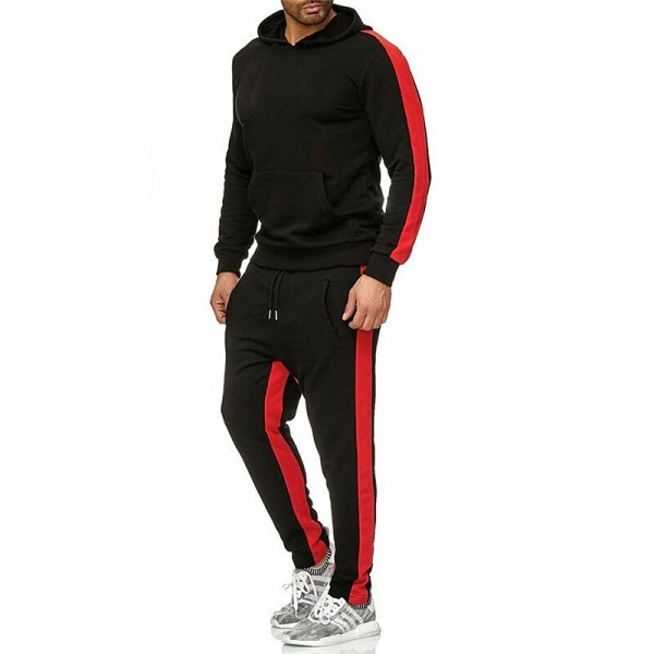 Men's Tracksuit Sweatsuit 2 Piece Street Winter Long Sleeve Thermal Warm Breathable Moisture Wicking Fitness Gym Workout Running Sportswear Activewear Stripes Black Yellow Red Men's Tracksuit Sweatsuit 2 Piece Street Winter Long Sleeve Thermal Warm Breathable Moisture Wicking Fitness Gym Workout Running Sportswear Activewear Stripes Black Yellow Red